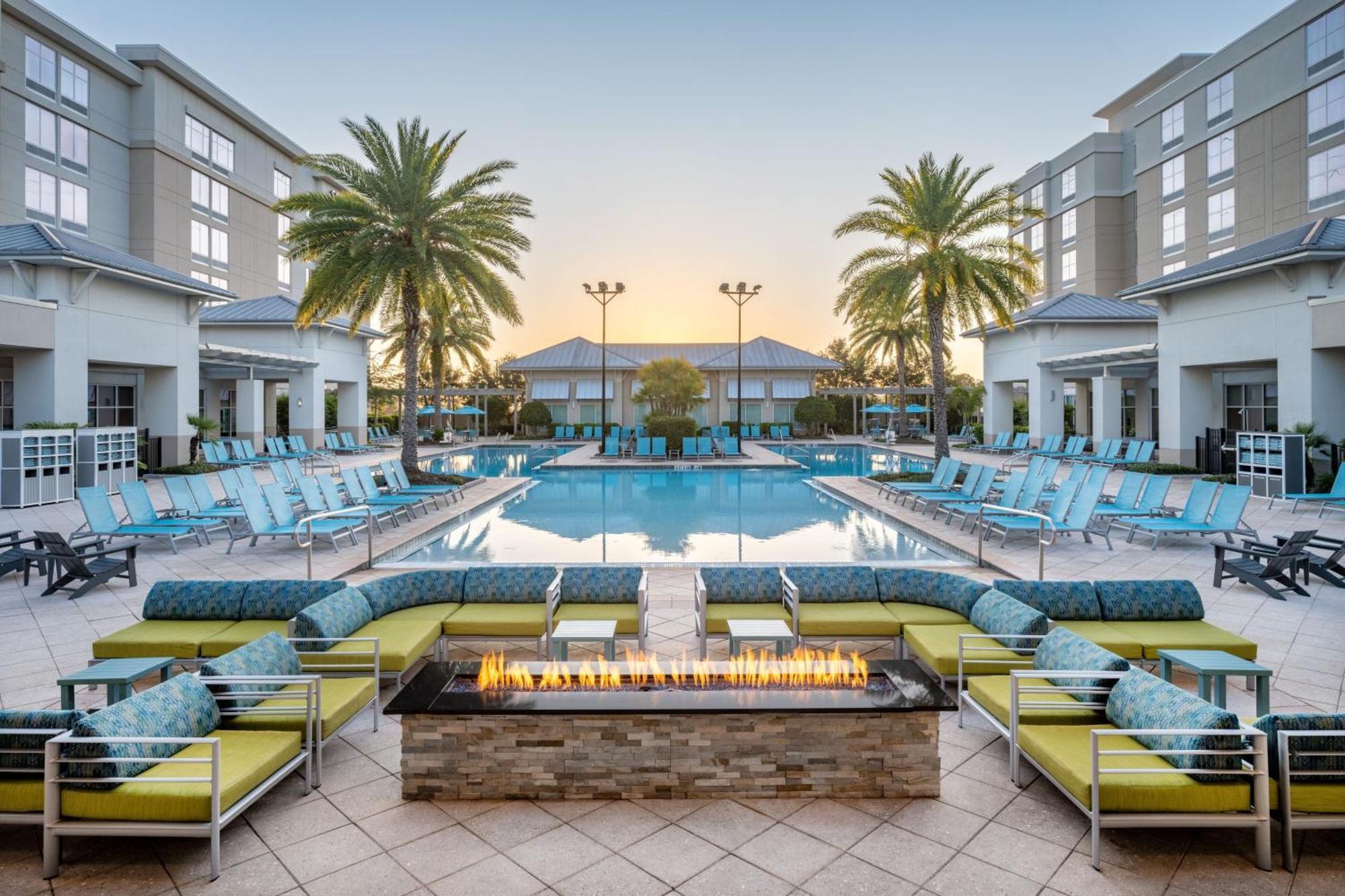 Towneplace Suites Orlando At Flamingo Crossings Town Center/Western Entrance Bay Lake Exterior photo