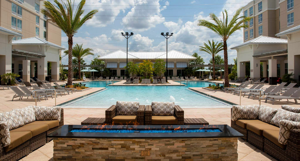 Towneplace Suites Orlando At Flamingo Crossings Town Center/Western Entrance Bay Lake Exterior photo